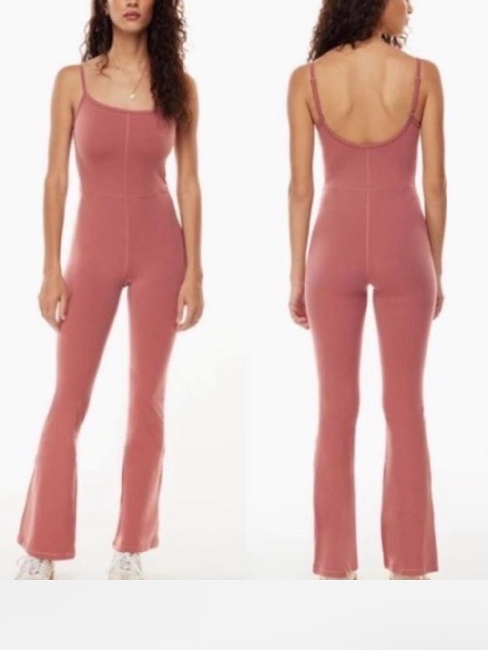Aritzia Wilfred Free Free Kick Flare Jumpsuit Small